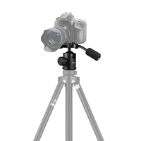 Andoer Griff Stativ Kugelkopf 360 Grad Panorama Kugelkopf mit 1/4 Zoll Schraube 3 / 8inch Schraubenloch für DSLR Kamera max. 15kg Belastung