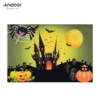 Andoer Halloween Art 1.5 * 2.1meters / 5 * 7feet faltbarer Vinylphotographie-Hintergrund-Hintergrund