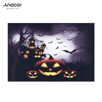 Andoer Halloween Art 1.5 * 2.1meters / 5 * 7feet faltbarer Vinylphotographie-Hintergrund-Hintergrund