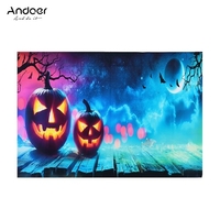Andoer Halloween Art 1.5 * 2.1meters / 5 * 7feet faltbarer Vinylphotographie-Hintergrund-Hintergrund