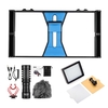 Andoer Handheld Smartphone Video Rig Telefon Stativhalterung Stabilisator + Dimmbare LED Licht + Mikrofon