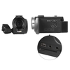 Andoer HDV-201LM 1080P FHD Digitale Videokamera Camcorder DV-Recorder 24MP 16X Digital Zoom 3, 0-Zoll-LCD-Bildschirm mit 2-teiligen Akkus