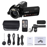 Andoer HDV-Z20 1080P Volle HD 24MP WiFi Digital Videokamera Camcorder mit externem Mikrofon 3, 0 "Drehbare LCD Touchscreen Fernbedienung Unterstützung LED Lampe 16X Digitalzoom