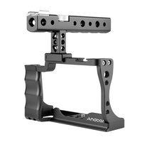 Andoer Kamerakäfig + Top Handle Kit Aluminiumlegierung mit kalter Schuhhalterung