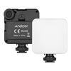 Andoer KM-72B Mini-LED-Videolicht RGB-Farb-Multifunktions-LED-Einfülllicht für die Kamera