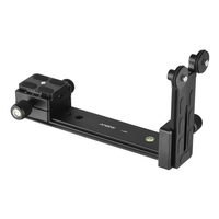 Andoer L200 Teleobjektivunterstützung Langes Objektivhalter Haltewinkel Höhenverstellbar Kompatibel für Arca-Swiss Sunwayfoto RRS Benro Kirk Markins Mount