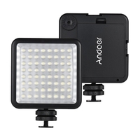 Andoer LED 64 USB Kontinuierliche On-Kamera LED-Instrumententafel-Leuchte Portable Mini Dimmbare Camcorder Video-Beleuchtung für Canon Nikon Sony A7 Panasonic Olympus Neewer Godox Foto Studio
