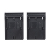 Andoer LP-E6 LP-E6N Dual-Channel-Digitalkamera-Ladegerät LCD-Display für Canon EOS 5DII 5DIII 5DSR 5DSR 6D 7DII 60D 80D 70D mit DC-Autoladegerät