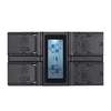 Andoer LP-E6 LP-E6N NP-F970 4-Kanal Digitalkamera Akku-Ladegerät mit LCD-Display für Canon 5DIII 5DS 5DSR 6D 7DII 80D 70D für Sony NP-F550 F750 F950 NP-FM50 FM500H