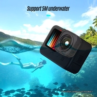 Andoer Max Lens Mod 155 Grad Weitwinkel 5m Wasserdicht Kompatibel mit GoPro Hero 9 Schwarz