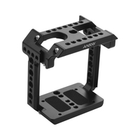 Andoer Metall Aluminium Kamera Anschlusskäfig Kompatibel mit Z CAM E2C mit Kaltschuhhalterung 1/4 Schraubzubehör