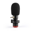 Andoer MIC06 Mini-Plug-in Smartphone-Mikrofon Mikrofon 3, 5-mm-TRRS-Stecker für Smartphone-Videoaufzeichnung Live-Übertragung Online-Gesangs-Chat