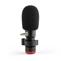 Andoer MIC06 Mini-Plug-in Smartphone-Mikrofon Mikrofon 3, 5-mm-TRRS-Stecker für Smartphone-Videoaufzeichnung Live-Übertragung Online-Gesangs-Chat