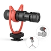 Andoer MIC10 Mini-Mikrofon Plug-and-Play-Mikrofon 3, 5-mm-Stecker mit Stoßdämpfer-Windschutzscheibe