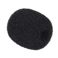 Andoer Mini Revers Headset Mikrofon Windschutzscheibe Mic Foam Cover,  schwarz 10-Pack