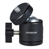 Andoer Mini Stativ Metall Kugelkopfadapter Kugelkopfhalterung mit 1/4 "Schraube und 1/4" Schraubenloch