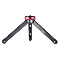 Andoer MT-01 Tragbare Aluminiumlegierung Tabletop Stativ Mini Mobile / Kamera Fotografie Halterung mit 1/4 "Schraube Mount Max Load 80kg