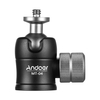 Andoer MT-04 Mini Kugelkopf 360 Grad Panorama Kugelkopf mit Standard 1/4 Schraube