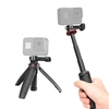 Andoer MT-09 Mini ausziehbares Desktop-Stativ Handheld-Action-Kamera Vlog Selfie Stick Halterung Ersatz für GoPro Hero 9/8/7/6/5