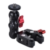Andoer Multifunktions-Kugelkopfklemme Kugelhalterung Klemme Magic Arm Super Clamp mit 1/4 "-20 Gewinde für GPS-Telefon LCD / DV-Monitor LED-Videoleuchte Blitzlicht Mikrofon und mehr