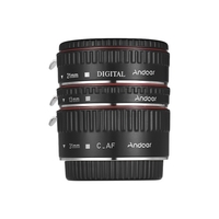 Andoer Nagelneu Verbesserte Macro Extension Tube Set 3-teilig 13mm + 21mm + 31mm Autofokus Verlängerungsrohr Ringe für Canon EOS Kameragehäuse und Objektiv der 35mm SLR für Canon alle EF und EF-S Objektive