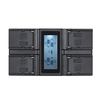 Andoer NP-F970 4-Kanal Digitalkamera Akku-Ladegerät mit LCD-Display für Sony NP-F550 F750 F950 NP-FM50 FM500H QM71