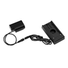 Andoer NP-F970 bis DMW-DCC12 Vollständig dekodierter Dummy-Akku-Adapter mit DC-Paar-Steckverbinder für Panasonic DMC-GH3 DMC-GH4 DMC-GH3K DMC-GH4K GH5 Digitalkamera