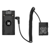 Andoer NP-F970 F750 Batterieplattenhalter-Adapter mit doppelter USB-Schnittstelle + EN-EL14 Dummy-Batteriekoppler