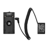 Andoer NP-F970 F750 Batterieplattenhalter-Adapter mit doppelter USB-Schnittstelle + LP-E17 Dummy-Batteriekoppler