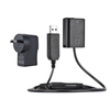 Andoer NP-FW50 Dummy Batterie + 5V 3A USB Netzteil Kabel mit Netzstecker Ersatz für AC-PW20
