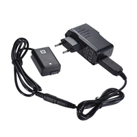 Andoer NP-FW50 Dummy Batterie + 5V 3A USB Power Adapter Kabel mit Netzstecker Ersatz für AC-PW20 für Sony NEX-3/5/6/7 Serie A33 A37 A35 A7 A7 A7II A6000 A6300