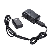 Andoer NP-FW50 Dummy Batterie + 5V 3A USB Power Adapter Kabel mit Netzstecker Ersatz für AC-PW20 für Sony NEX-3/5/6/7 Serie A33 A37 A35 A7 A7 A7II A6000 A6300