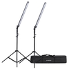 Andoer Photography Studio LED-Beleuchtungskit Dimmbare LED-Videoleuchte