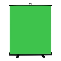 Andoer Portable Stretchable Chromakey Hintergrund 1, 5 * 2 m Pull-up Style Faltenresistenter Green Screen Hintergrund