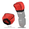 Andoer Portable Universal Flash Bounce Diffusor Kamera Speedlite Softbox Ersatz für Canon Nikon Sony Godox YONGNUO On-Camera Blitze,  4er Set (Weiß/Rot/Gelb/Blau)