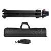 Andoer Professional Aluminiumlegierung Panorama Stativ Flüssigkeit hydraulische Kopf Kugelkopf für Canon Nikon Sony DSLR Kamera & Video Recorder DV-Max Höhe 72 Zoll Max Load 8KG mit Transport-Tasche