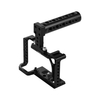 Andoer Professional Photography Camera Cage Kit Kamerahalterung aus Aluminiumlegierung mit 1/4 "3/8" Verlängerungsgewindelöchern Kaltschuhhalterung Metallgriff Mini-Schraubenschlüssel Kompatibel mit Sony A6600,  A6500,  A6400,  A6300,  A6000