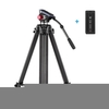 Andoer Professional Videostativ aus Aluminiumlegierung mit flüssiger Hydraulikkopf-Ersatz-Schnellwechselplatte