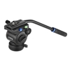 Andoer Professionelle Fotografie-Videokopf-Fluid-Ziehen Tilt Hydraulisch dämpfende Kopfbasis Durchmesser 60mm / 2.4 "w / Schnellwechselplatte für Canon Nikon Sony DSLR-Kamera-Stativ Einbeinstativ Schlittenkufe