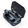 G02 TWS-Wireless BT5.0 Kopfhörer Mini In-Ear Sport-Stereo-Kopfhörer Ohrhörer IPX6 Wasserdicht mit multifunktionaler wiederaufladbarer 3300-mAh-Ladebox