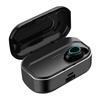 G20 TWS BT5.0 Drahtlose Kopfhörer Auto Pairing Rauschunterdrückung Touch Control IP54 Wasserdichtes 3500-mAh-Ladekasten-Leistungsdisplay (schwarz,  einzelnes Ohr)
