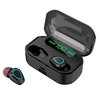 G20 TWS BT5.0 Drahtlose Kopfhörer Auto Pairing Rauschunterdrückung Touch Control IP54 Wasserdichtes 3500-mAh-Ladekasten-Leistungsdisplay (schwarz,  einzelnes Ohr)