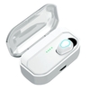 G20 TWS BT5.0 Drahtlose Kopfhörer Auto Pairing Rauschunterdrückung Touch Control IP54 Wasserdichtes 3500-mAh-Ladekasten-Leistungsdisplay (schwarz,  einzelnes Ohr)