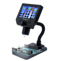 G600 Tragbares LCD-Digitalmikroskop mit 8 LEDs hoher Helligkeit und eingebauter Lithiumbatterie