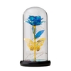 Galaxy Rose Blume Künstliche Blume Rose in Glas Dome mit Schmetterling Bunte LED Licht Rose Geschenke Idee für frauen Geburtstag Mutter der Tag Weihnachten Valentinstag