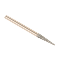 Galvanisierte Diamant-Schleifköpfe 30pcs 3mm Burrs Bur für Rotary-Werkzeug-Set elektrische Schleif Zubehör Set Bit