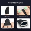 Gaming Finger Sleeve Touchscreen Daumenhülle Sensitive Schweißfeste Fingerabdrucksichere atmungsaktive Fingerhülle für Handyspiele 10-tlg