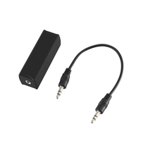Ground Loop Noise Isolator Eliminiert Audio-Rauschen effektiv für Car Audio System Home-Lautsprecher mit 3, 5-mm-Audiokabel