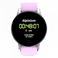GT3 Intelligent Bracelet Message Reminder Überwachung der Körpertemperatur IP67 Wasserdichter Sport Tracker (Pink)