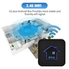 GTMEDIA G2 Plus Android 11.0 Smart TV Box Amlogic S905W2 UHD 4K Mediaplayer 2GB / 16GB 2.4G WiFi DLNA H.265 VP9 HDR10+ Videoplayer mit Fernbedienung